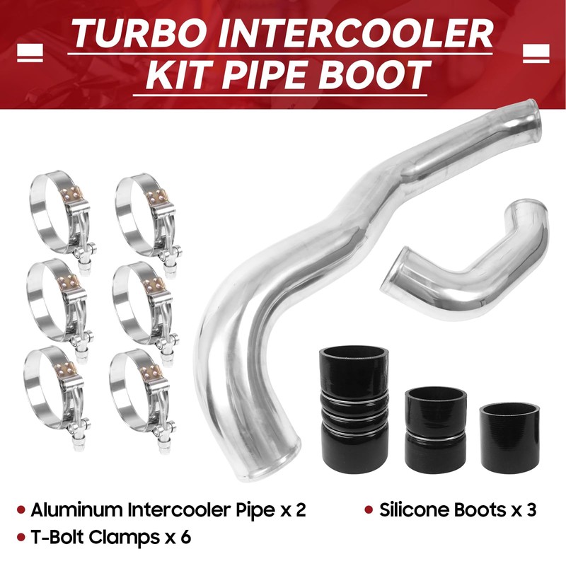 Max Flow Hot Side Intercooler Pipe Boot Kit for 2008-2010