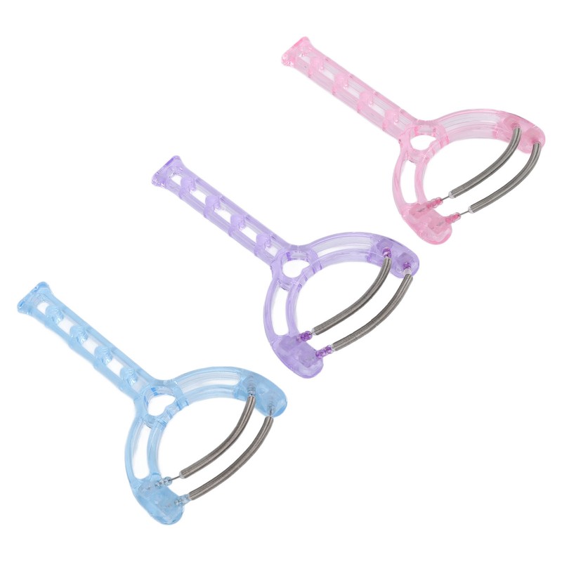3PCS Facial Hair Removal Spring Handheld Face Epilator for Women