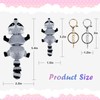 3D Printed Raccoon Animal Set with Clip-On Mini Version –