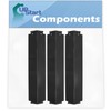 3-Pack BBQ Grill Heat Shield Plate Tent Replacement Parts for