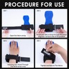 FITFIV Weight Lifting Wrist Strap, Double Leather Weightlifting Wrist Straps