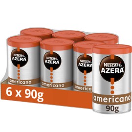 NESCAFE Azera Americano Instant Coffee, 90 g (Pack of 6) (Packing may vary)