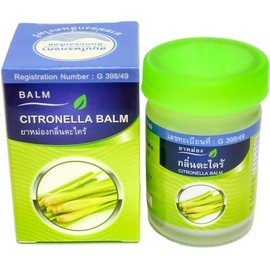 KONGKAHERB™ Citronella Herbal Balm, Thai Massage Balm for Wellness and Relaxation