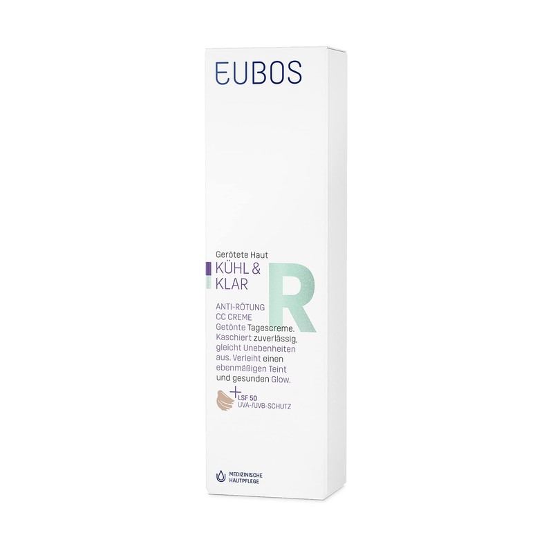 Eubos Cool and Clear Anti-Redness CC Cream Tinted Day Cream