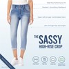WallFlower Women's Sassy Crop High-Rise Insta Soft Juniors (Standard and