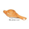 Tupperware Egg Separator Yolkster Gadget Contemporary Style Orange Cream New
