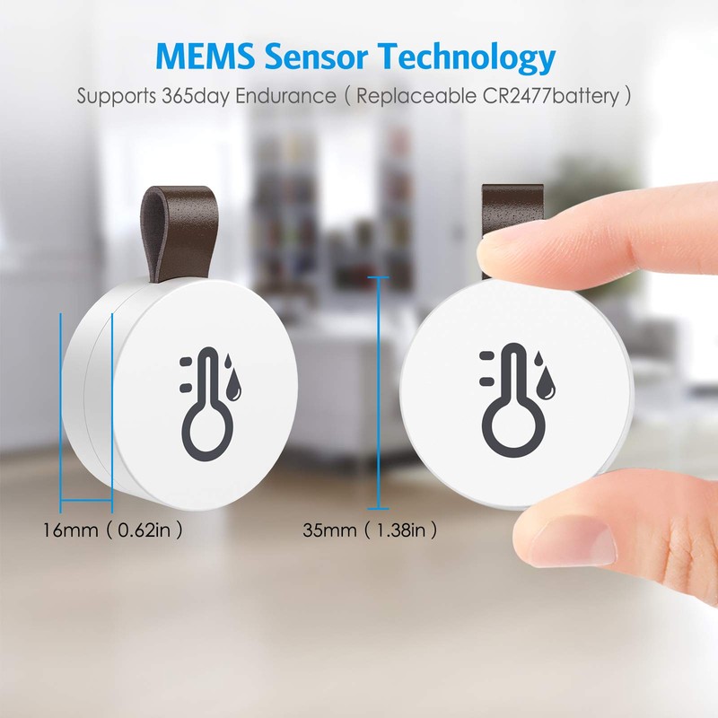 Ankilo Wireless Thermometer Hygrometer, Precise and Sensitive Indoor Temperature Humidity