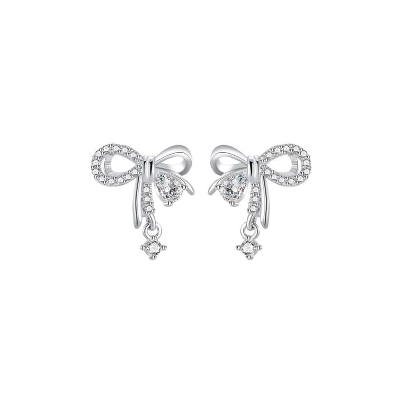arete de plata de ley 925 con forma de loto