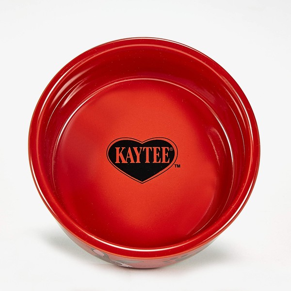 Kaytee Paw-Print PetWare Bowl, Bunny, Colors Vary