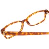 Calabria Ernest 4610 Rectangular Reading Glasses +0.00 Honey Tortoise Yellow