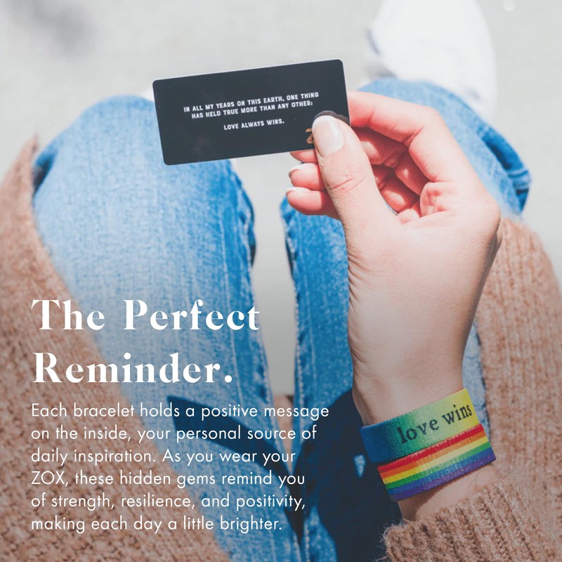 ZOX Bracelets — Love Wins | Stretchy Elastic Band with