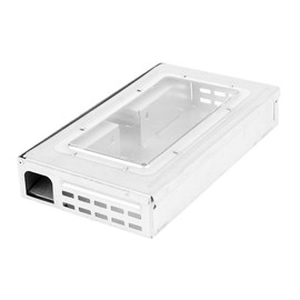 Mouse Trap Reusable Large Space Perspective Window Mechanical Metal Bait Box Catcher Cage for Indoor Outdoor