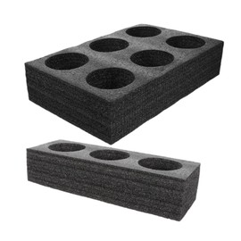 Colcolo 2x Takeout Cup Holder Multi Holes Sponge Coffee Beverage Delivery Tool Coffee Cup Holder for Juice Bar Refrigerator Tea Box