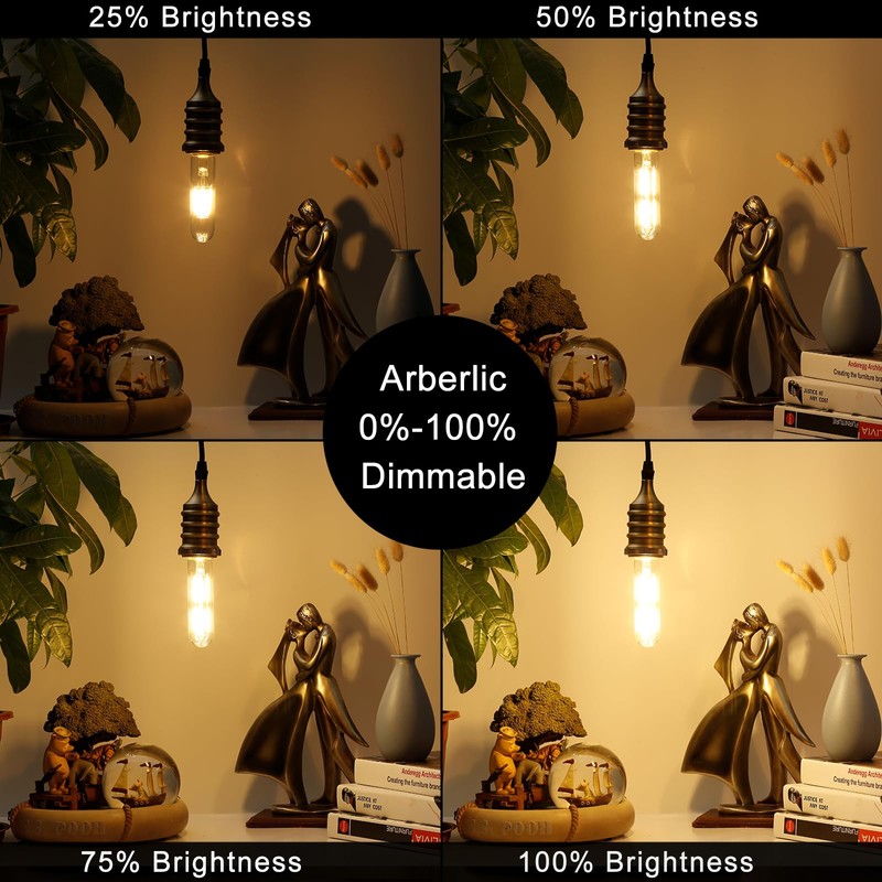 Arberlic 5 Inch T10 LED bulb,6W tubular light bulb Equivalent
