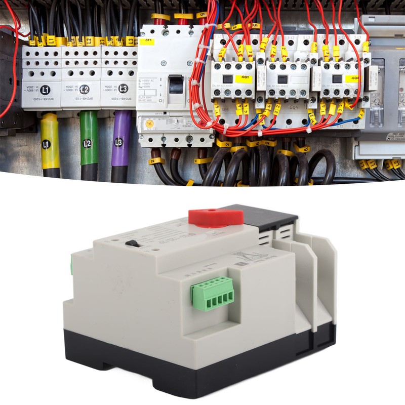 Automatic Transfer Switch Dual Power 2P Flame Retardant Power Transfer