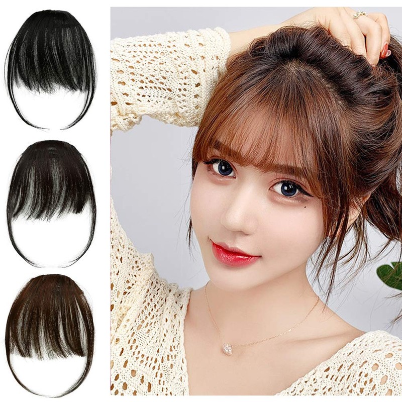 Bestechno Bangs Wig, Natural, Bangs Extension, Bangs Wig, Ultra Thin,