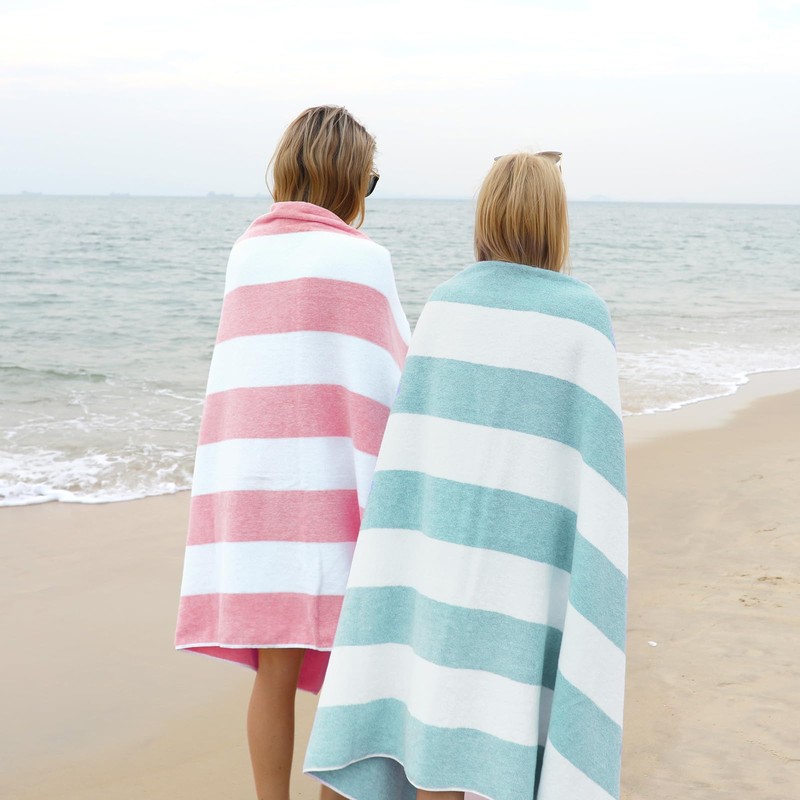 CLOWOOD Plush Oversized Beach Towel - Cotton 40 x 70
