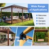 uxcell 3-Way Gazebo Brackets Kit, Right Angle Corner Bracket Woodworking
