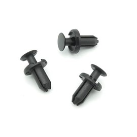 VVO Fasteners Black Plastic Clips Wheel Arch Trim and Rear Mudguard Compatible with Some Toyota C-HR Prius (Pack of 10 Clips)