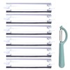 HQRKOTM Pack of 6 Tupper, Peeler Replacement Blades for Asparagus