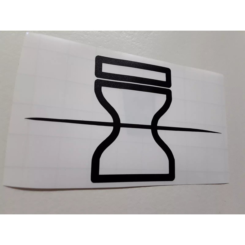 Naruto Sasori's Scratched Head Band Sand Symbol Sticker Vinyl Decal