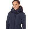 Cole Haan womens Taffeta With Bib Front and Dramatic Hood