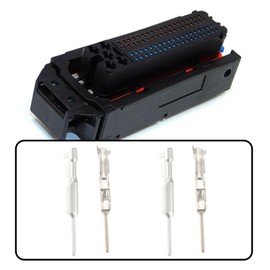 EMSea Pack of 50 0.50 - 0.75 mm² Plug Pins Plug Crimp Contact Pin Male Socket Compatible with MQS Quadlok