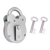 Fire Brigade Padlock FB & 2 FB Keys - Galvanised