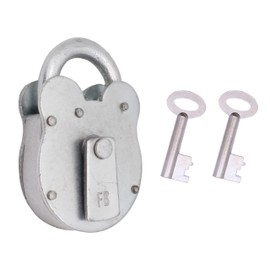Fire Brigade Padlock FB & 2 FB Keys - Galvanised
