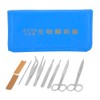 7 Pcs Biological Anatomical Tool Dissecting Scissor Hilt Tweezer Forcep