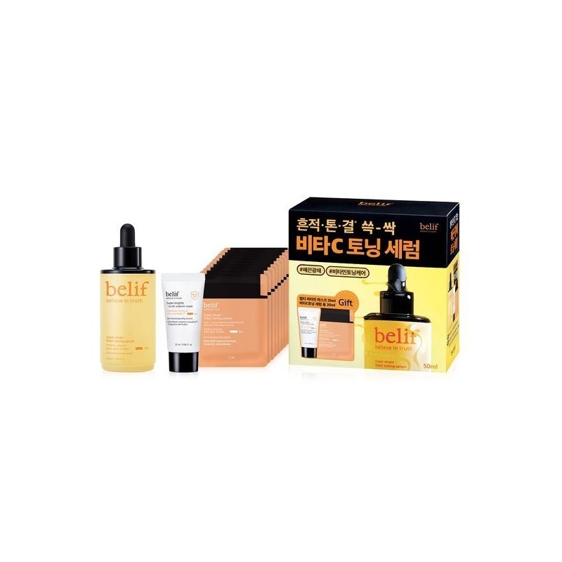[Large Capacity Vita Serum] Belief Super Drops Vita C Toning