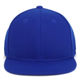 Trendy Apparel Shop gorra plana para niños pequeños, Royal, Talla única