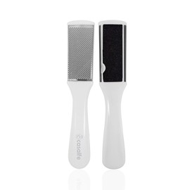 Casalfe Double-sided callus scraper - with file with collection container for the skin. Easy to clean.