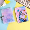 Mermaid Notebook with Plush, A5 Sequins Diary Mermaid Journal for