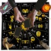 Tarot Table Cloth | 19.68x19.68in Square Velvet Tarot Tablecloth |