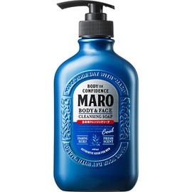 MARO Men's Body Soap, Herbal Citrus Scent, 13.5 fl oz (400 ml)