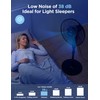 PELONIS 16" Oscillating Pedestal Stand Up Fan | Adjustable Height