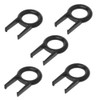 Apuxon 5Pack Black Color Rounded Key Puller Keycap Puller/Key Cap