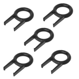 Apuxon 5Pack Black Color Rounded Key Puller Keycap Puller/Key Cap Remover Tool for Mechanical Keyboard
