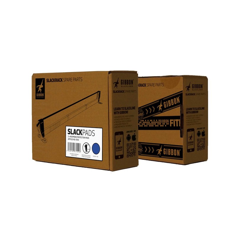 Gibbon Slacklines 2 x Replacement Blue Neoprene Fitness Slackrack Caps