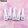 THE GEL Premium Gel Nail 10g [Holy-Moly Edition], Color:#201 Holy-Moly Silver