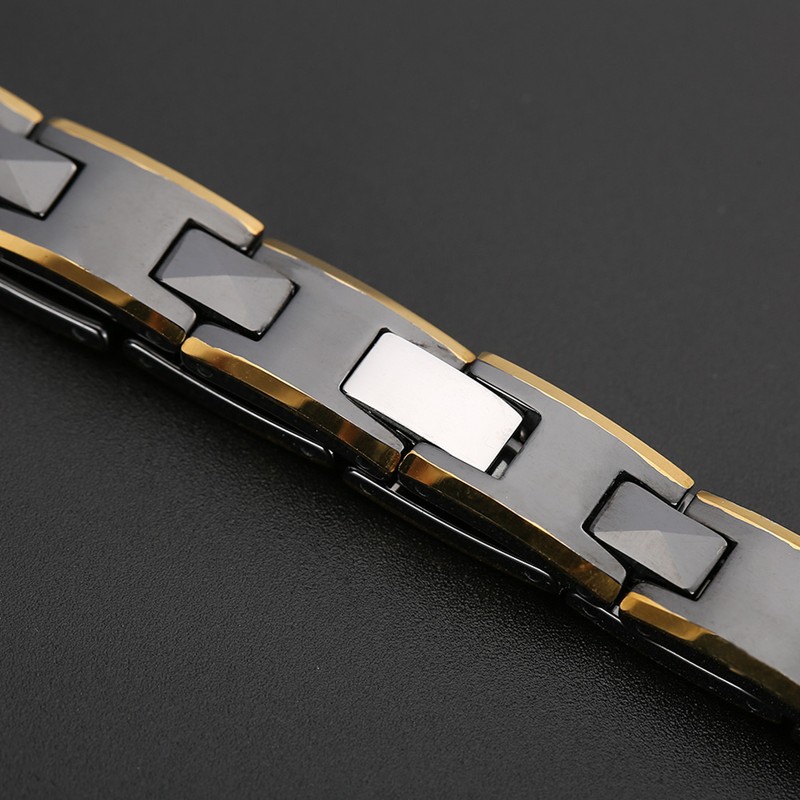 Ceramic Tungsten Steel Therapy Bracelet Health Care Lose Weight Bracelet