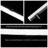 THMOOTHER 10-Pack 3.3FT 1Meter V Shape LED Strip Aluminum Channel