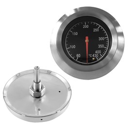 Yewseas Barbecue Thermometer Stainless Steel Barbecue Thermometer Gas Thermometer for Grill, 60-430℃/100-800℉, Grill Thermometer for All Grills, Smokers and Beard Carts