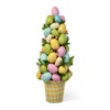 Glitzhome Easter Eggs Table Tree Decor for Spring Easter Party