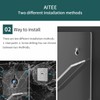AITEE Acrylic Shower Caddy Organizer for Bathroom, Clear Shampoo Holder