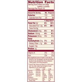 Betty Crocker Chocolate Chip Cookie Mix, 17.5 oz (Pack of 12)