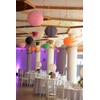 30 pcs Silver Hanging Swirls Decorations Swirl Party Decorations Plastic