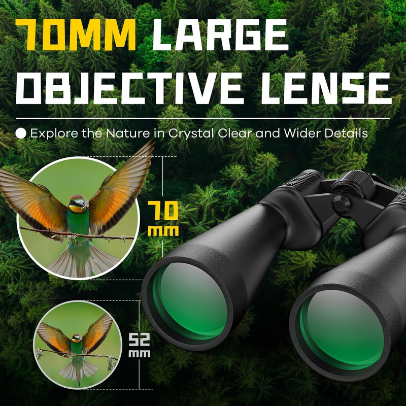 15-35x70 Binoculars for Adults High Powered, 35x HD Zoom for
