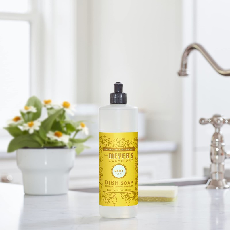 Mrs. Meyer's Dish Soap, Daisy, 16 OZ